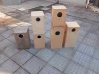 Ninhos caturras, Aratingas e ring necks