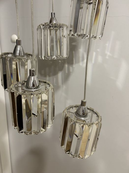 Lampa brutop merilo lampa krysztal chrom zwis