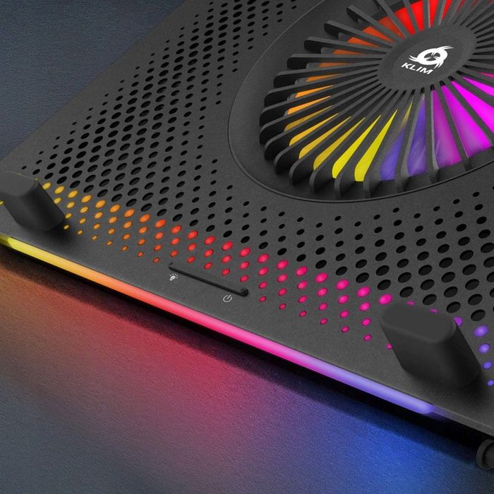 Podstawka chłodząca pod laptopa Klim LED RGB podkładka gamingowa regul
