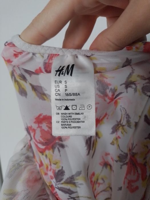 Пеньюар H&M, нічна сорочка в квіти