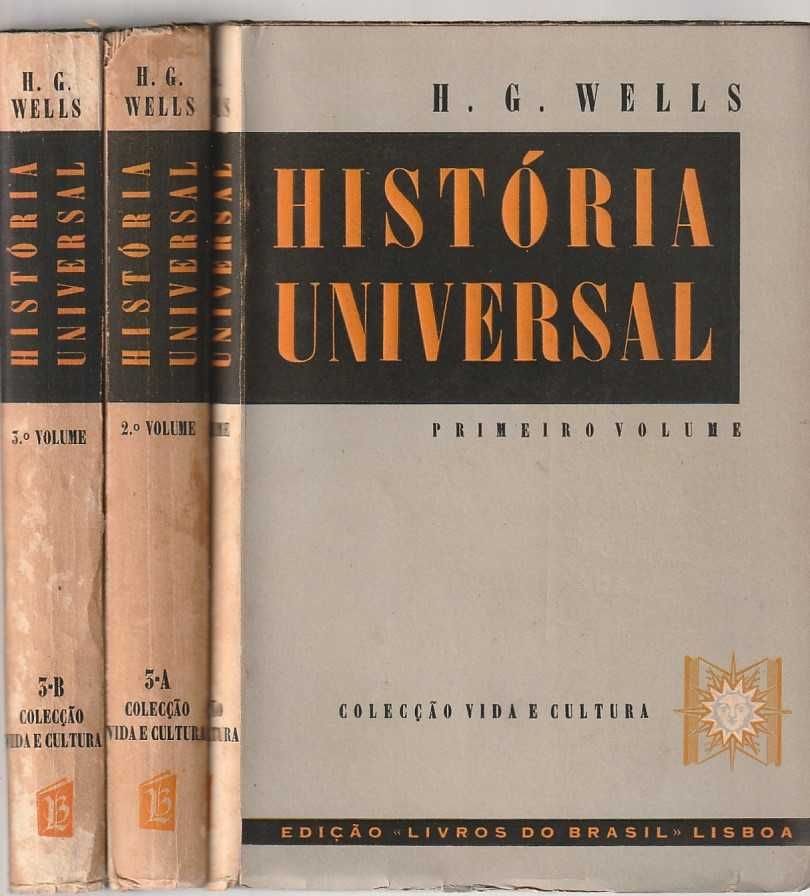 História universal – 3 volumes-H. G. Wells-Livros do Brasil