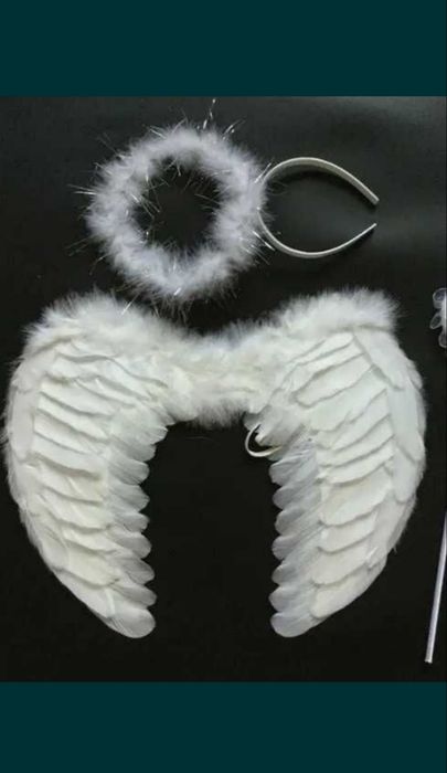 Набори з крилами для маленьких фей,піряві крила ангелів, кажанів,