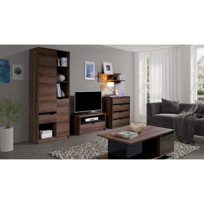 Regał 200x80x40 (dąb monastery) Nowy