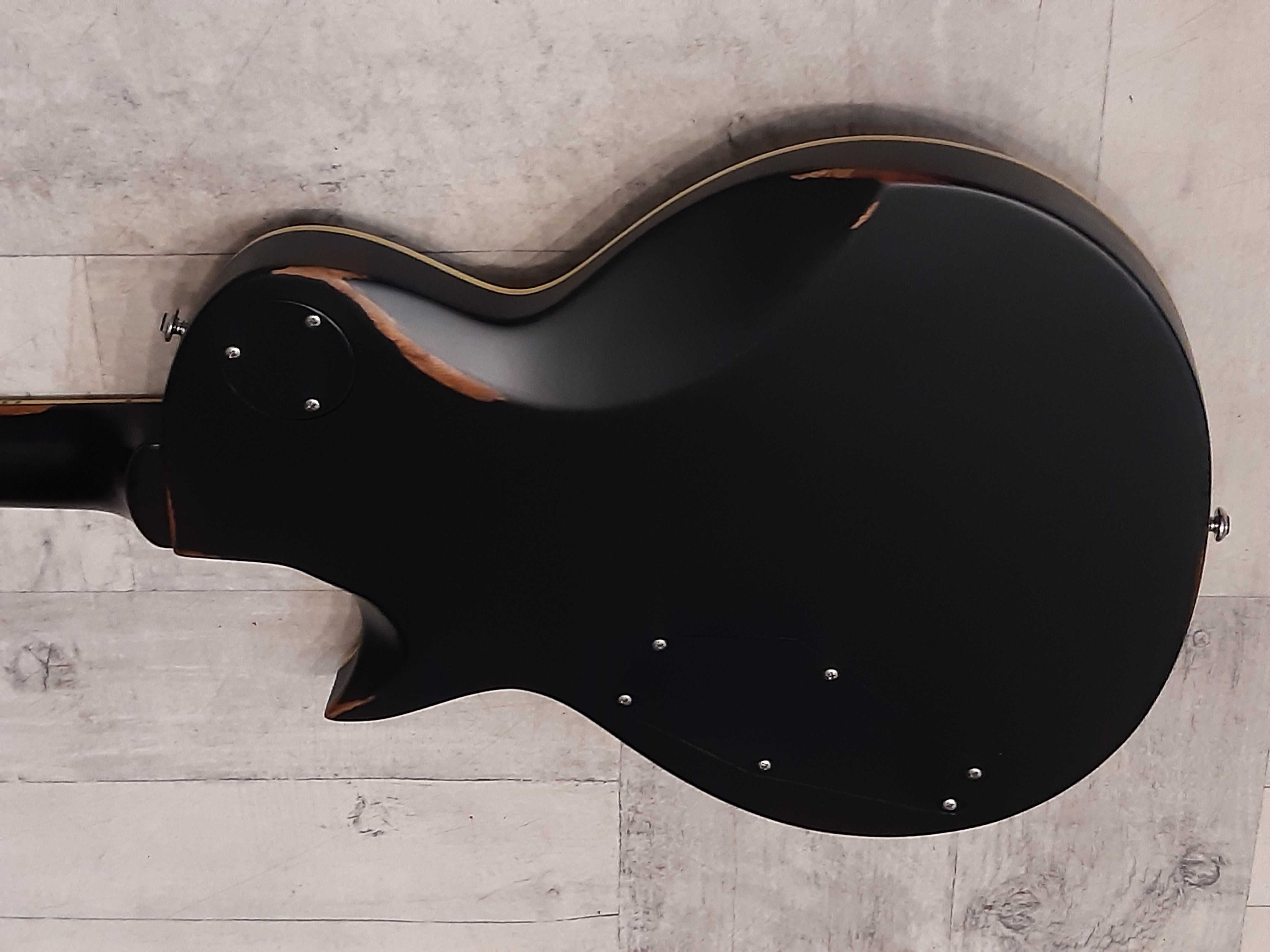 Super Gitara Les Paul-ESP LTD EC-256-Black Relic -wysyłka Free-zamiana