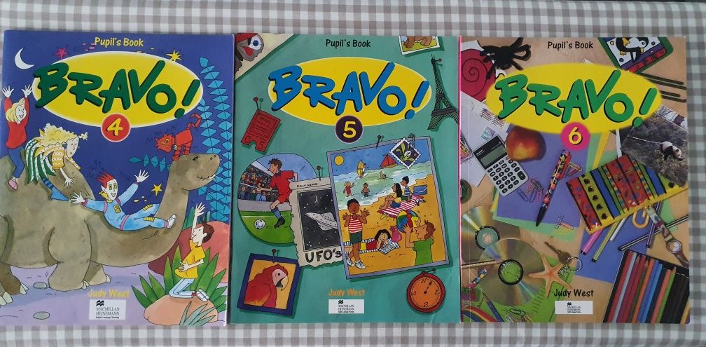 Pupils book Bravo! 4,5,6 учебник для изучения английского языка