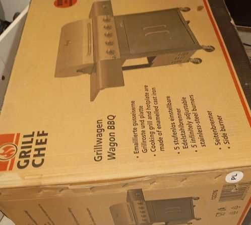 Nowy-Grill Gazowy-LANDMANN  5+1 z Żeliwem- TRENDY /Gwaran