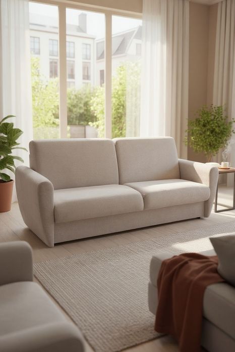 Kanapa BALI Wersalka do salonu, Funkcją spania, pojemnik na pościel