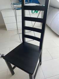 Cadeira IKEA preta - 3 cadeiras