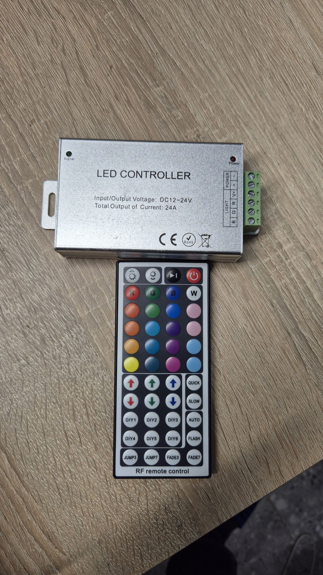 Sterownik LED RGB RF Controller pilot 12-24V radiowy