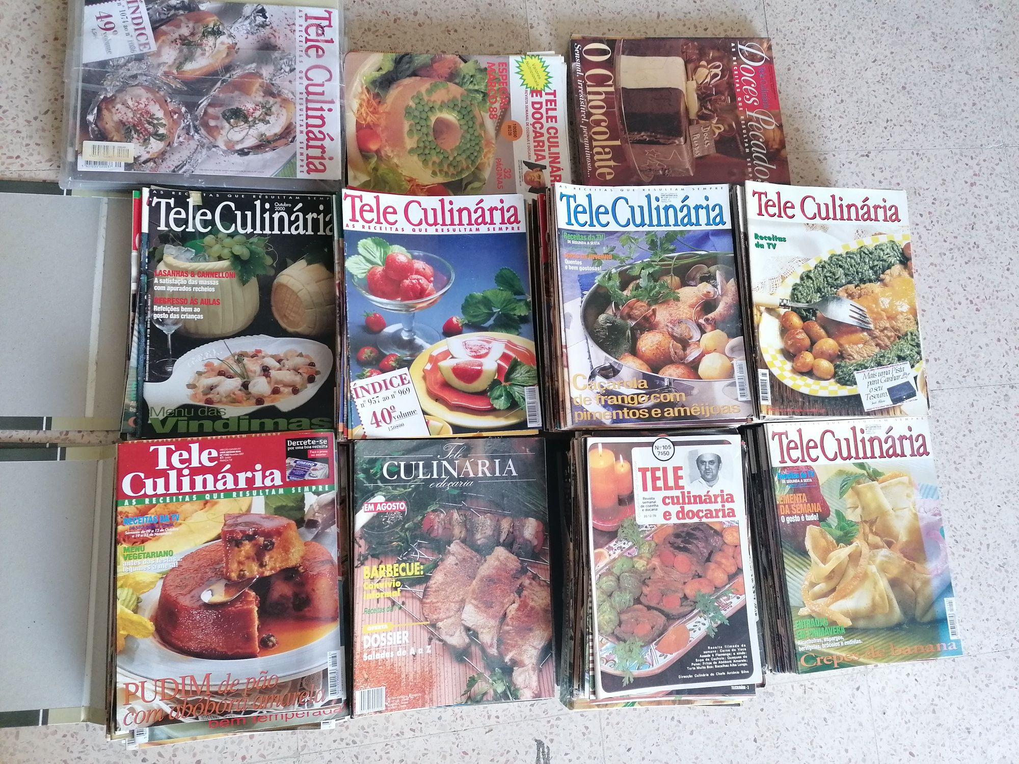 Coleção tele culinária revistas Possiblidade de entrega