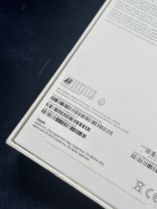 iPhone 15 PRO MAX 256GB