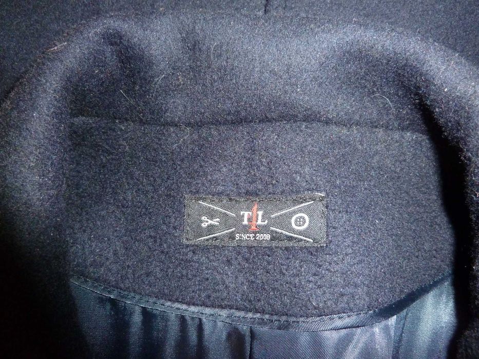 Sobretudo curto caxemira não usado T4L XXL