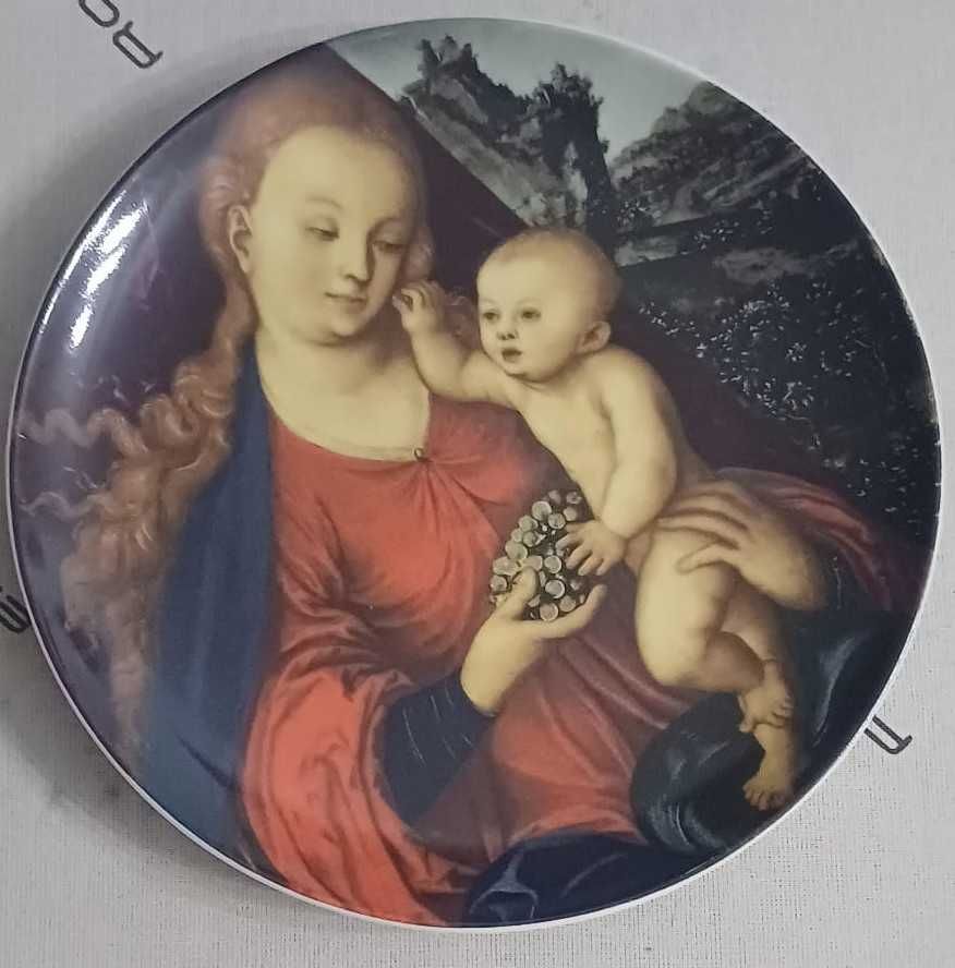 Pratos de porcelana Vista Alegre - Natal 1990 a 1996