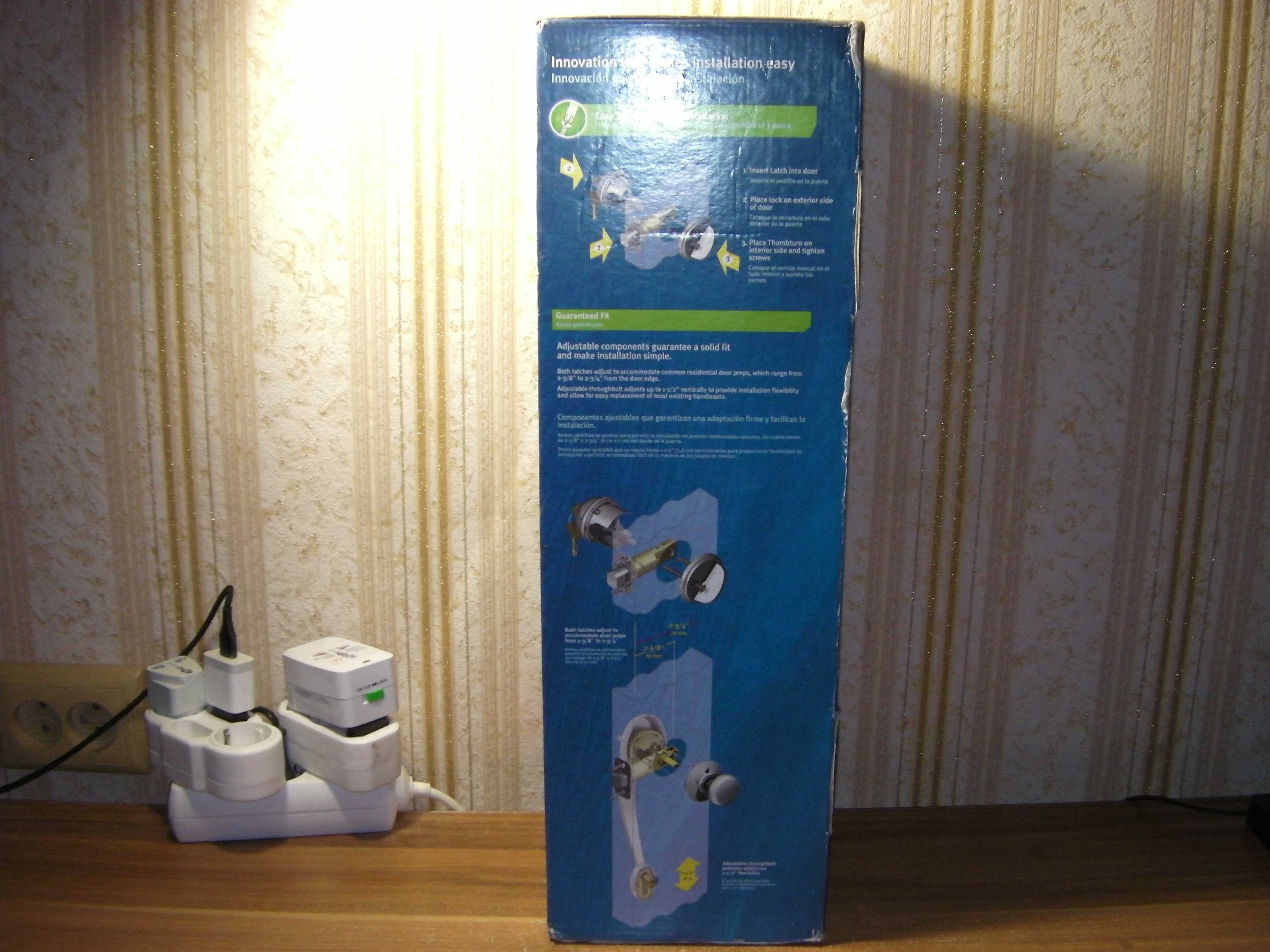 Замок Врізний Schlage F60SKVPAR609GE Латунь Dead Bolt SmartKey з США
