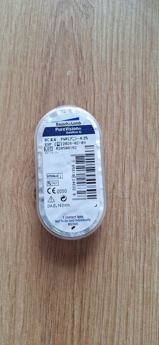 Soczewka kontaktowa -4.25