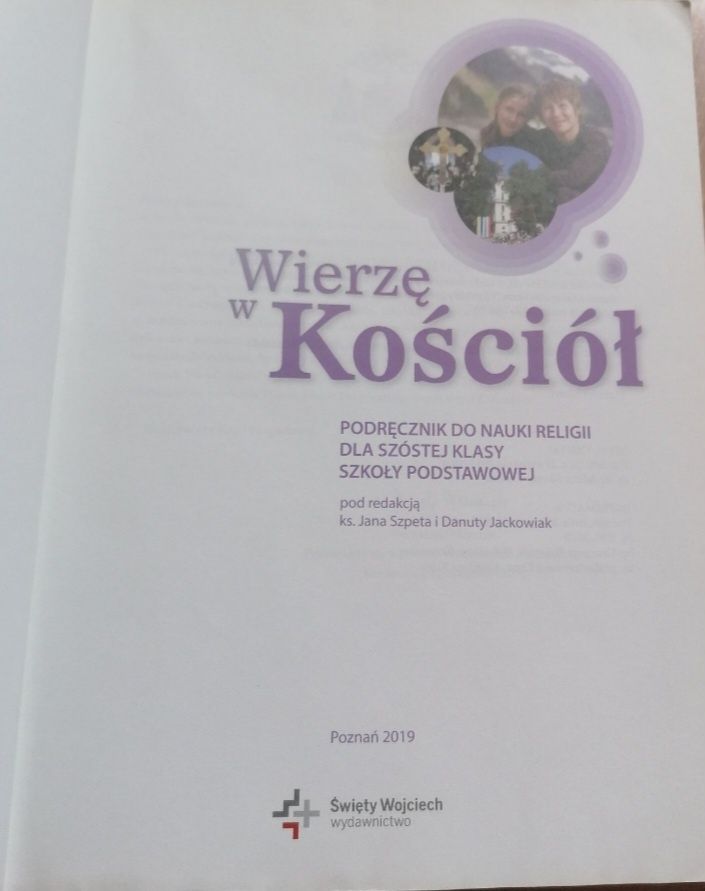 Wierzę w Kościół, klasa 6 szkoła podstawowa