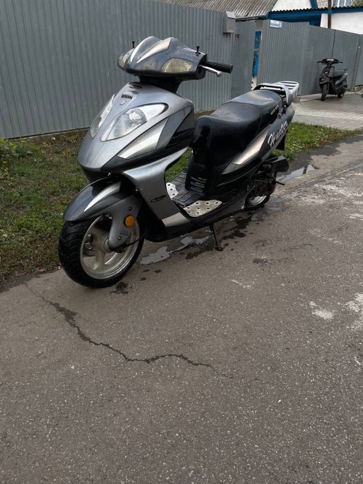 Скутер Мопед Hunter Motor Viper Shtorm на ходу