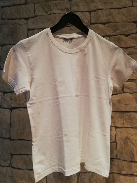 Biały t-shirt (2) na wf 140 10 lat