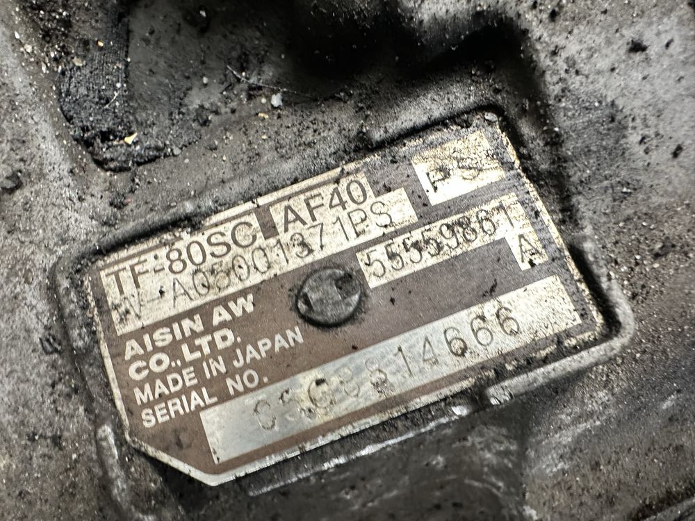 Skrzynia biegów automat Opel TF80sc AF40 Signum Lift Vectra C Insignia