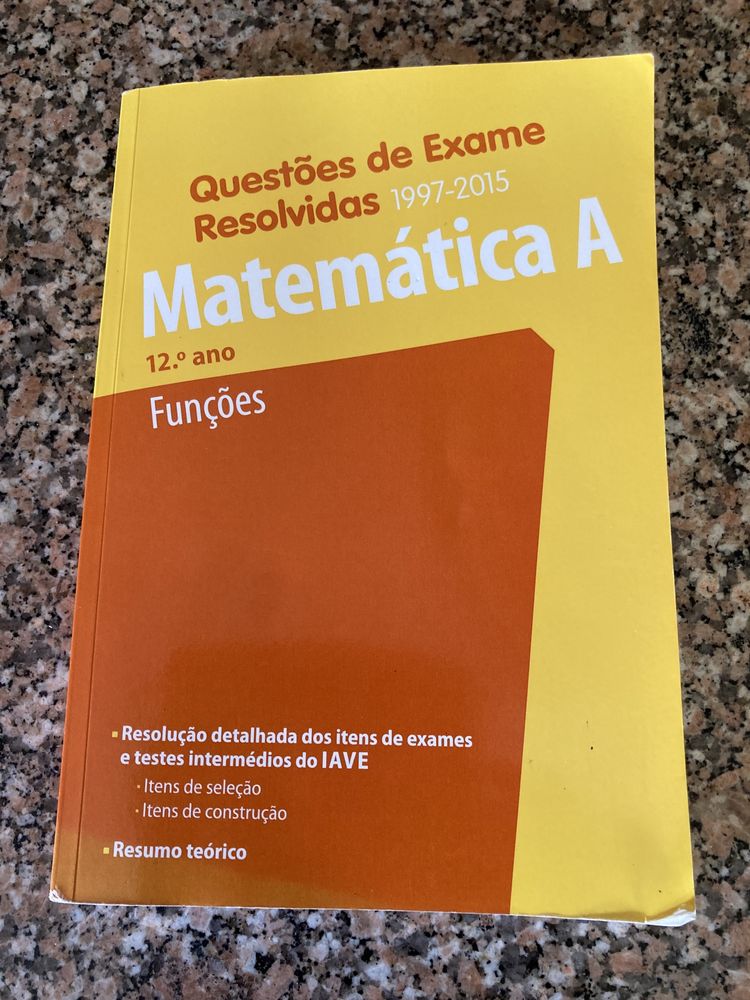 Livro de estudos Matematica A  12 ano