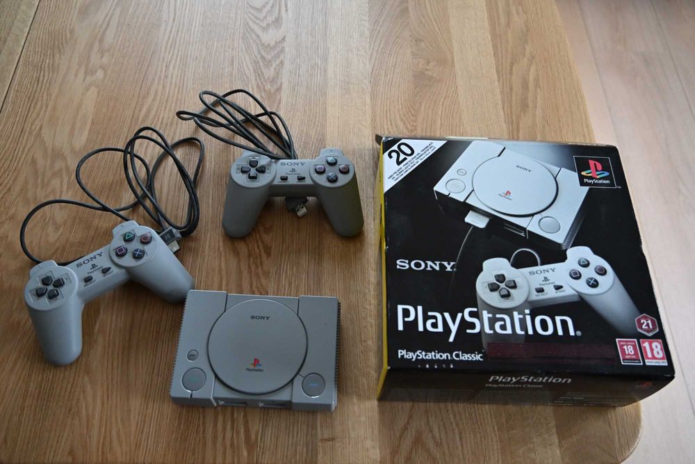Konsola Playstation Classic Mini + akcesoria, Autobleem 128 GB