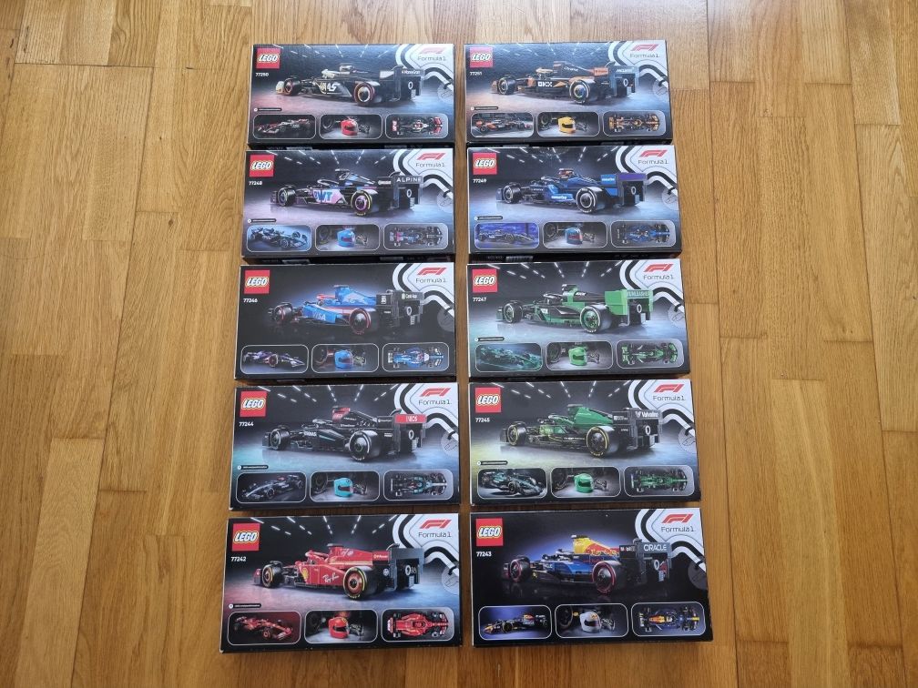 Lego Speed Champions F1 - Coleção completa