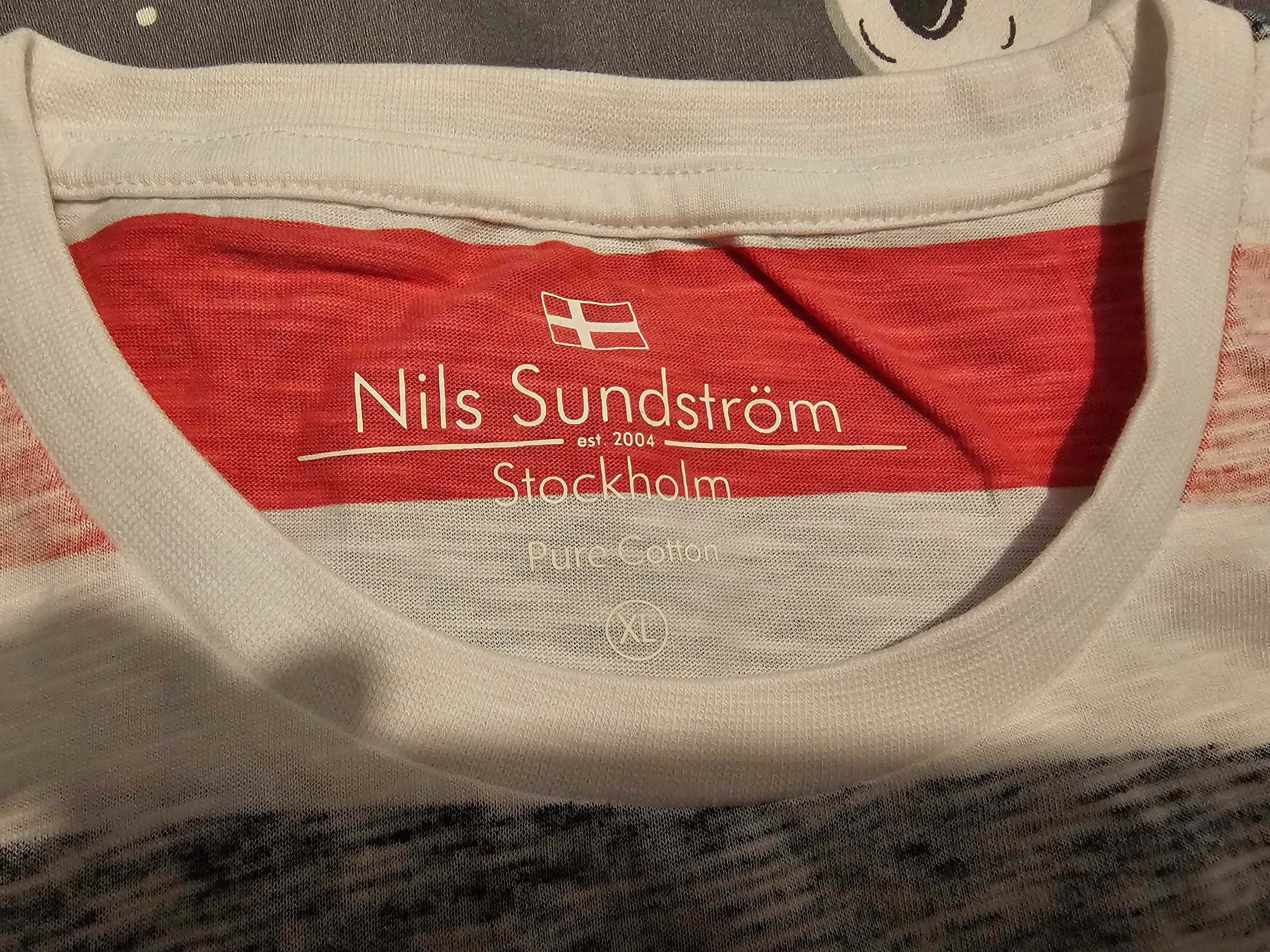 T-shirt Nils Sundstrom roz. XL czerwień