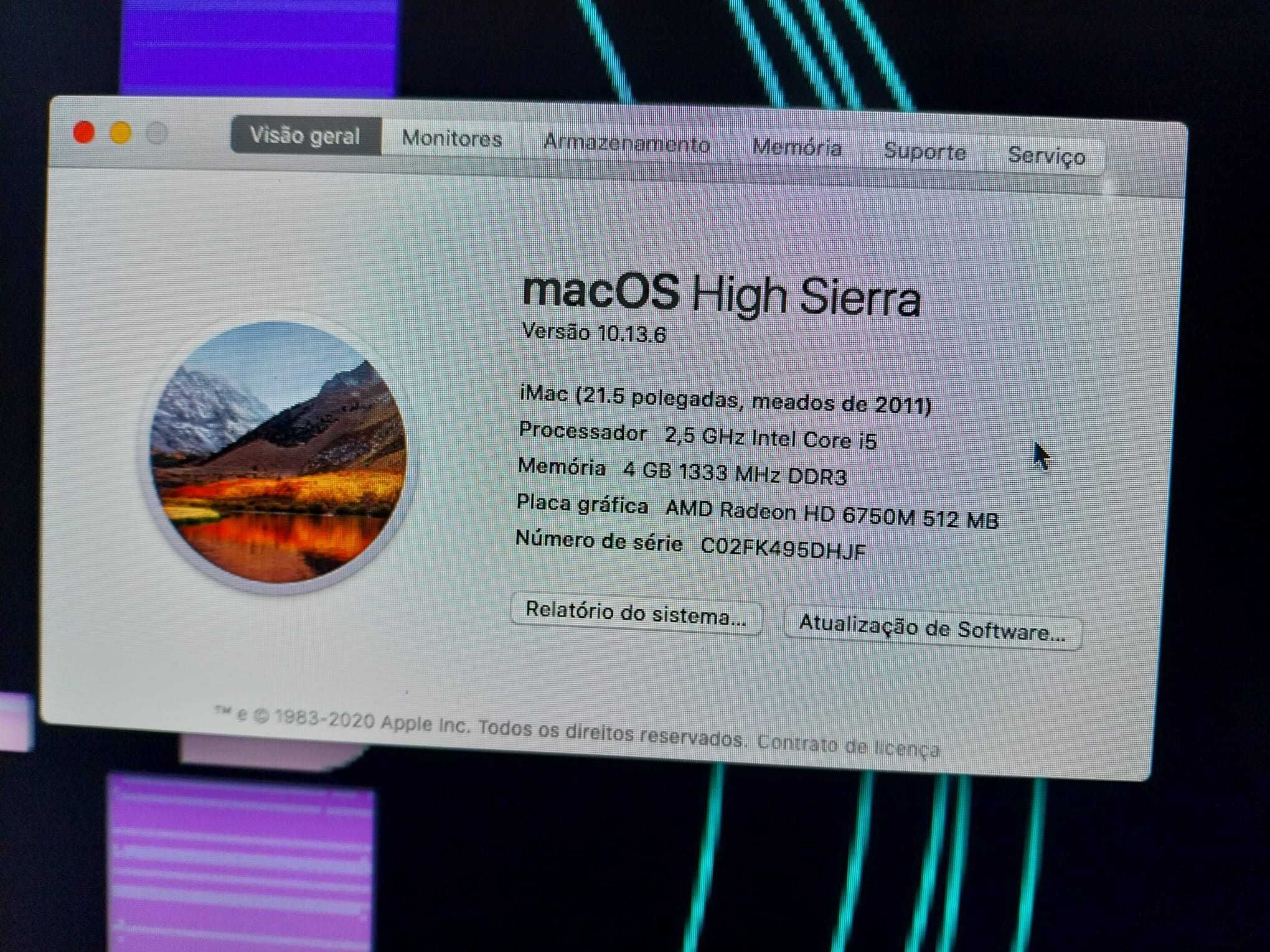 Computador Imac A1311
