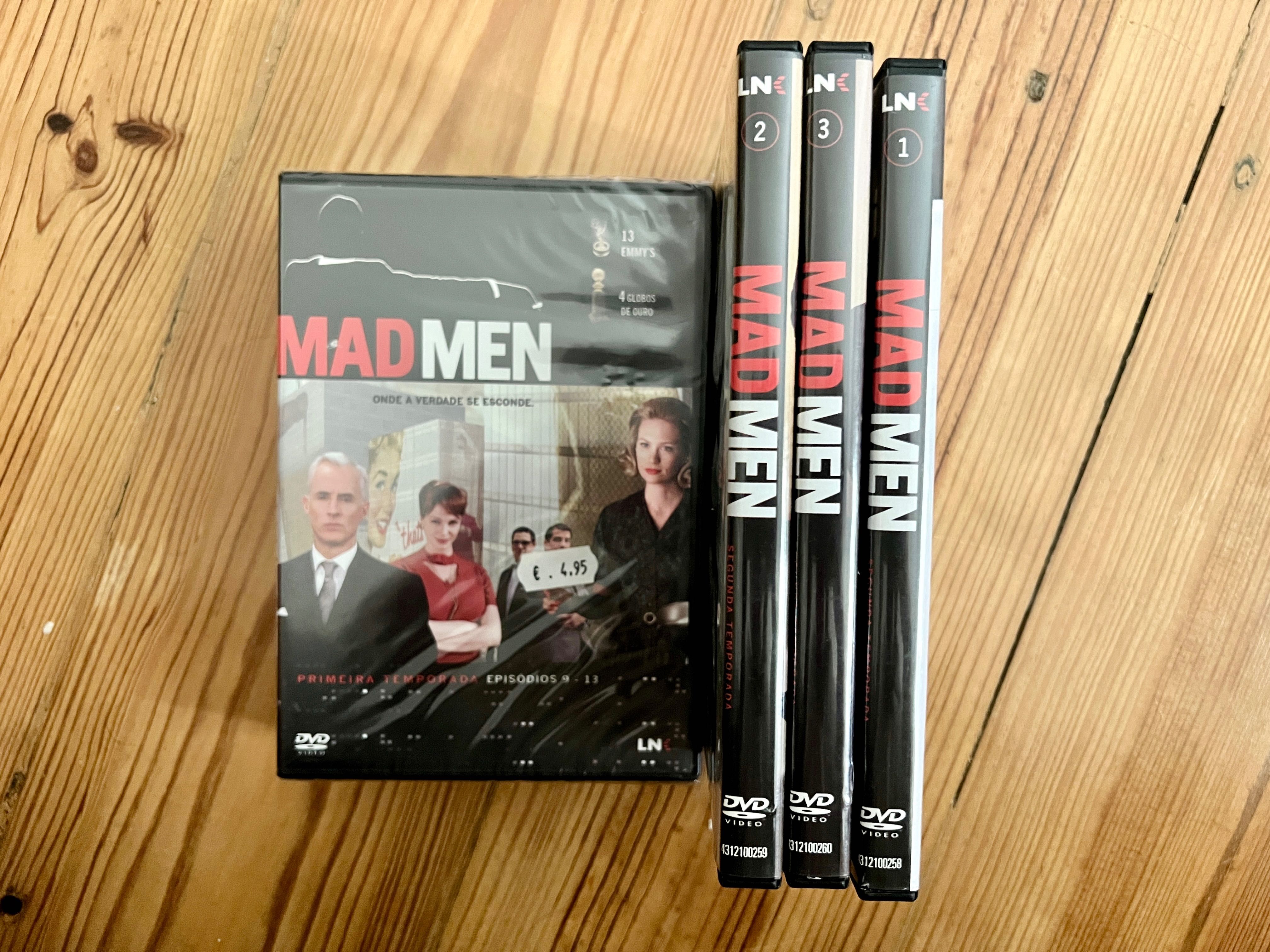 DVDs Mad Men — 1.ª e 2.ª Temporadas