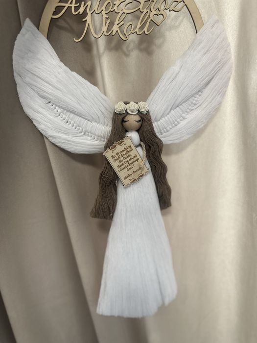 Aniol stroz makrama prezent