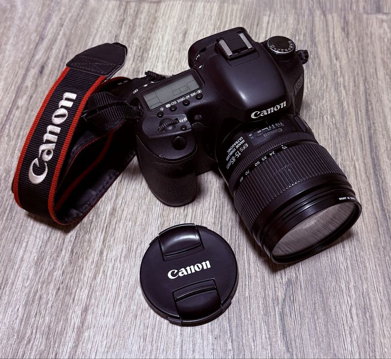 Фотокомплект Canon 7D, 15-85mm, спалах, рюкзак