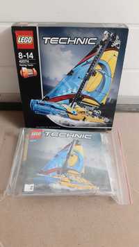 Lego Technic 42074 piękny oryginalny Jacht cały komplet jak nowy