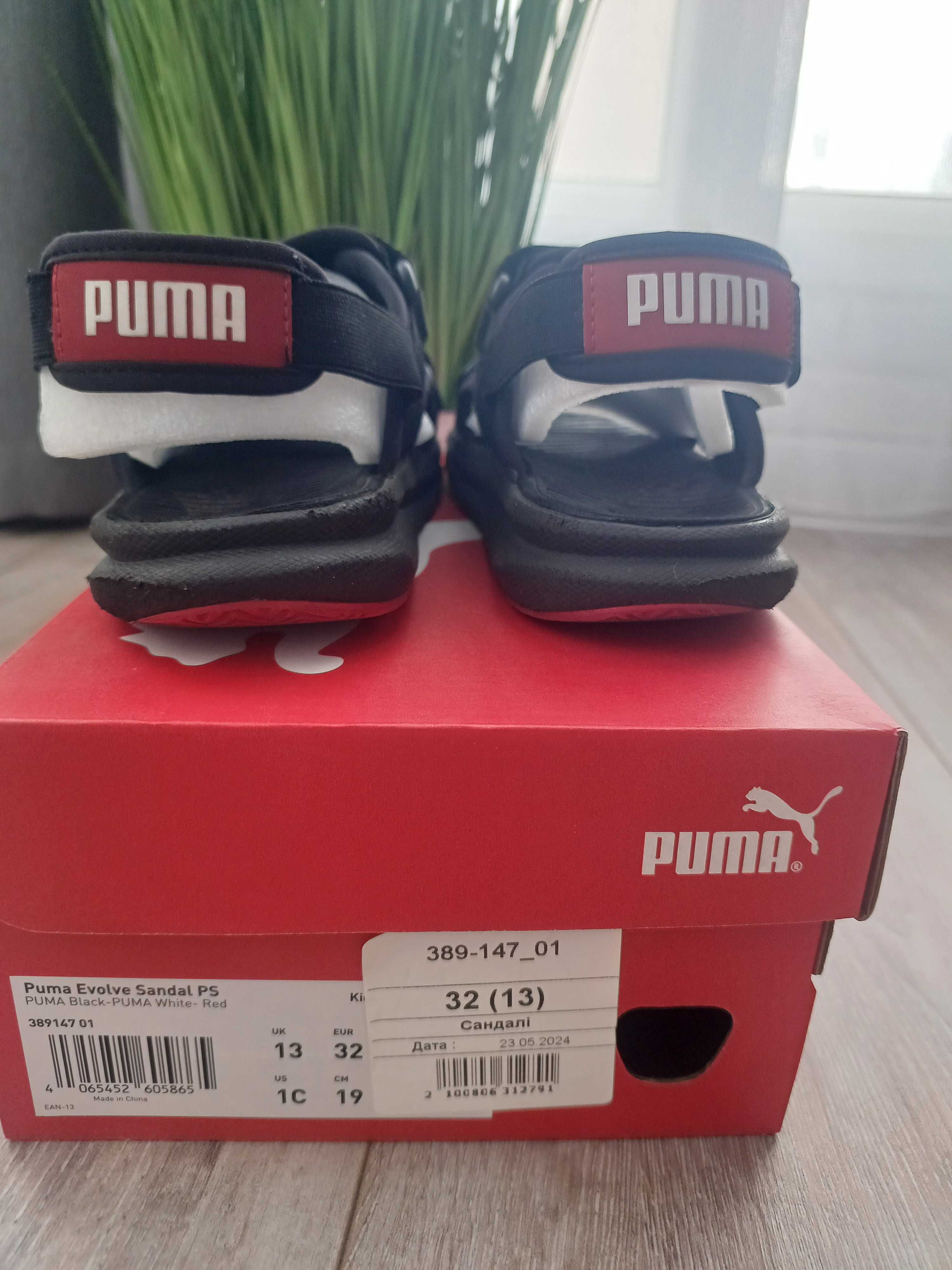 Дитячі сандалі, босоніжки, сандалії Puma
