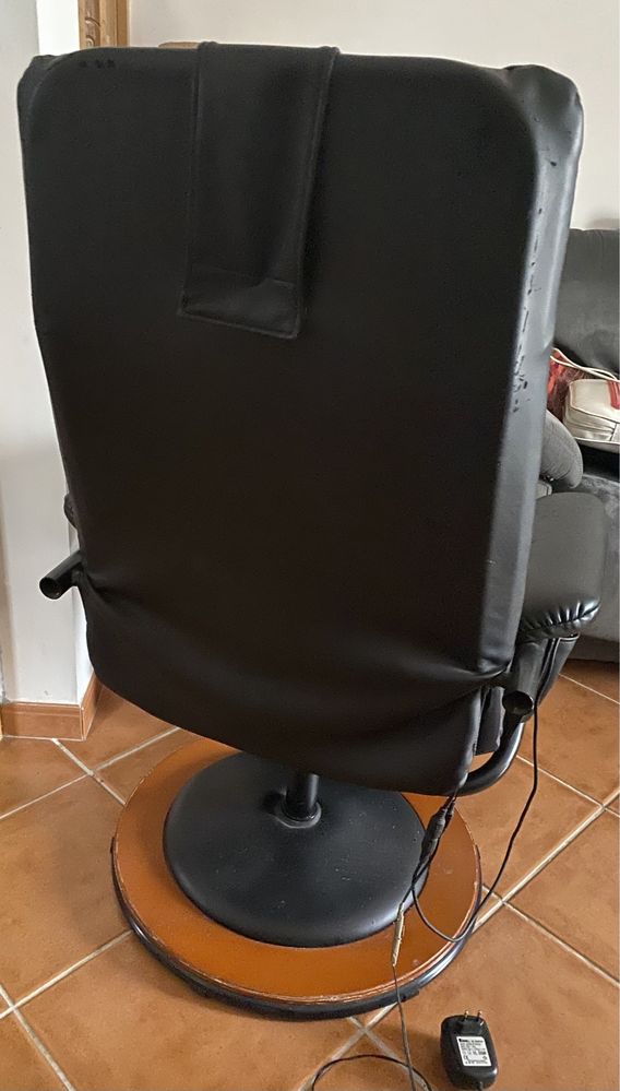Cadeira em pele de massagem