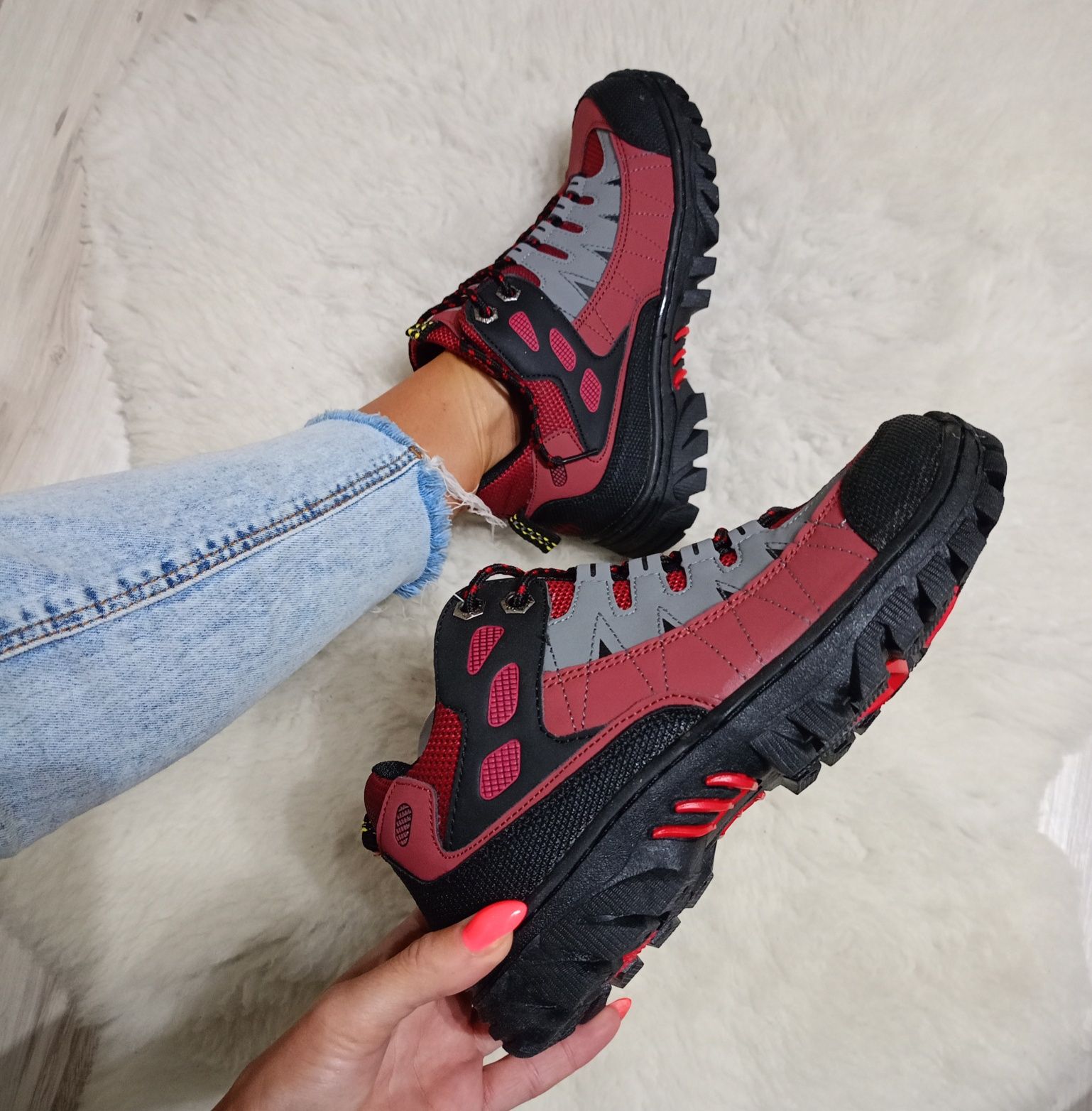 Nowe buty trekkingowe trapery damskie rozmiar 36 turystyczne