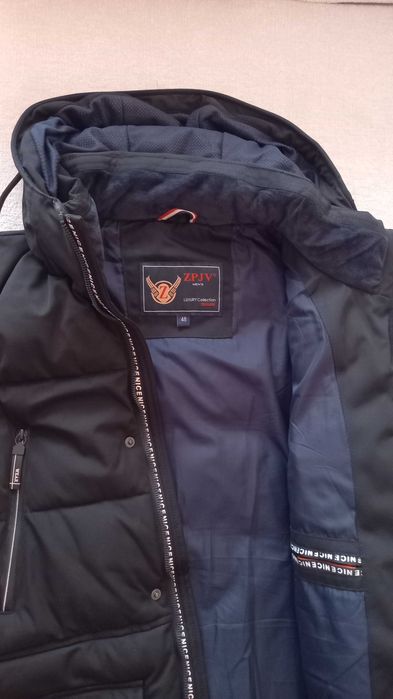 Куртка-парка зимова чоловіча у відмінному стані