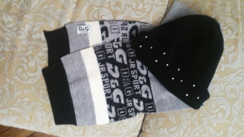 Шапка берет шарф оригинал D&G Accessorize