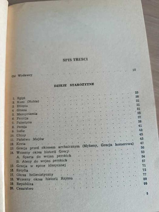 Książka dzieje świata 1981