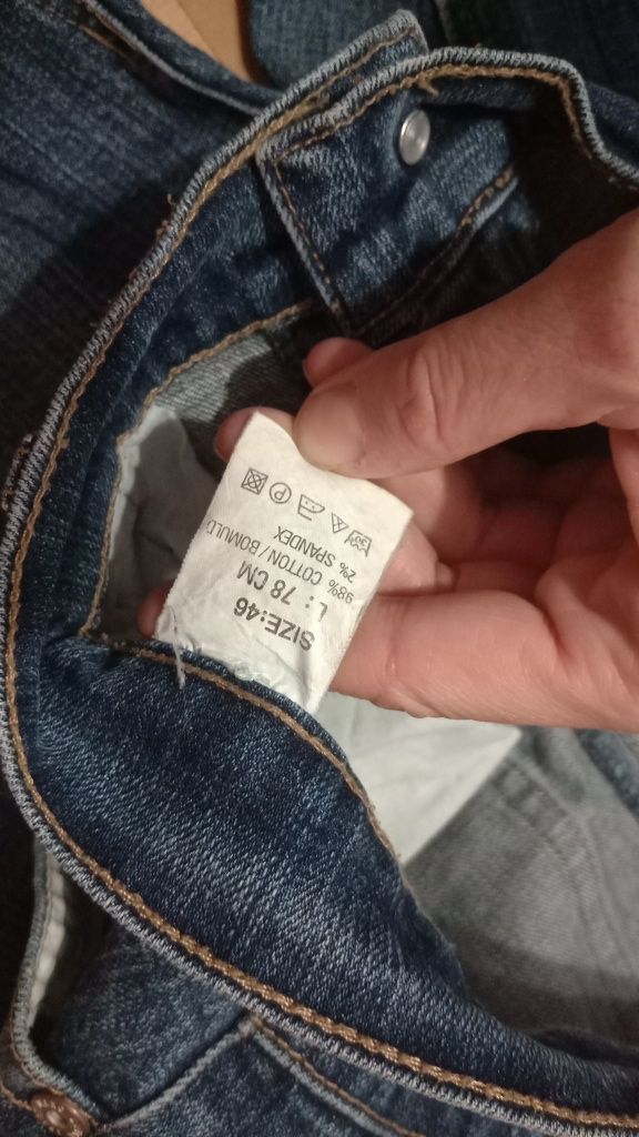 Spodnie męskie jeansowe rozmiar M/L