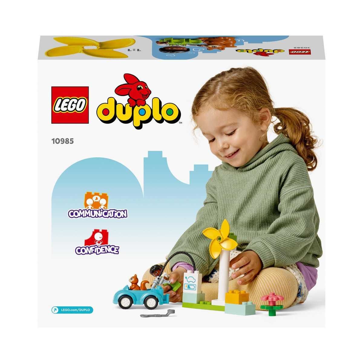 LEGO DUPLO 10985 TURBINA wiatrowa i samochód