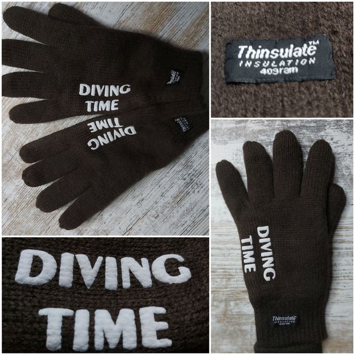 Rękawiczki Thinsulate brązowe rozm 7-10