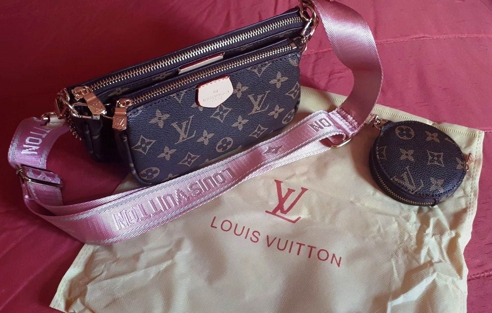 Mala de Senhora de Ombro "Louis Vuitton" Nova - Pink Edition
