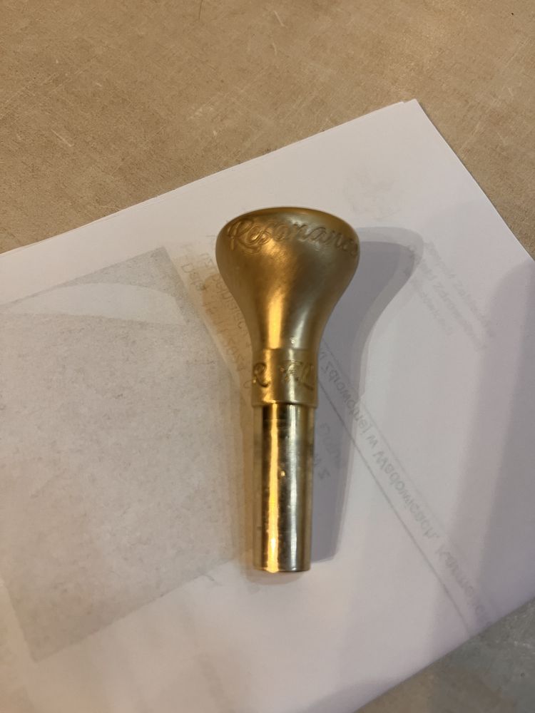 Ustnik Ar Resonance pozłacany flugelhorn nie trąbka bach 3