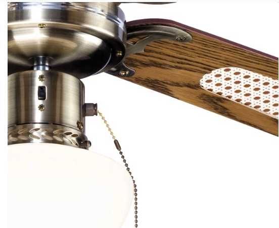 Lampa sufitowa z wentylatorem Lari E27 GoodHome