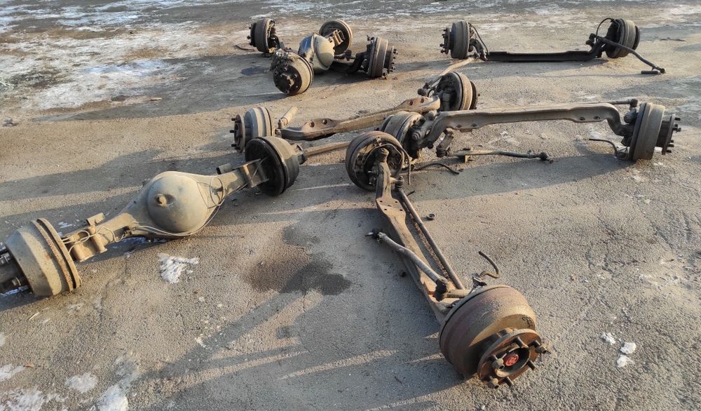 Балка передняя мост задний с барабанами Фотон Foton 1043 3.7 двигатель