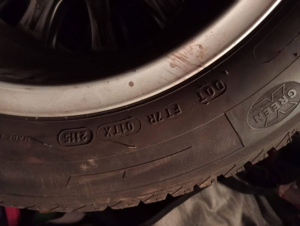 Felgi opony 16 stan bardzo dobry ET 38  Mercedes 205/60 R16