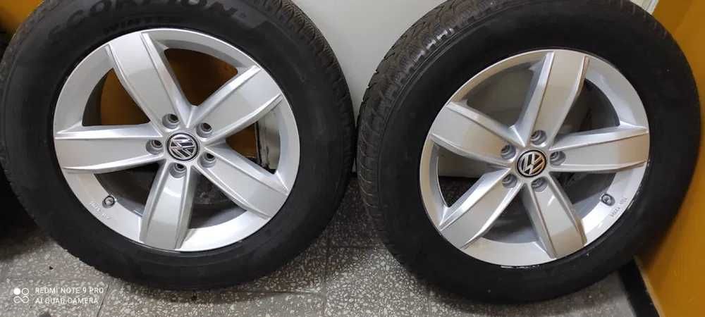 Koła aluminiowe Vw Tiguan 17'' 5x112 opony zimowe 215/65/17 B246