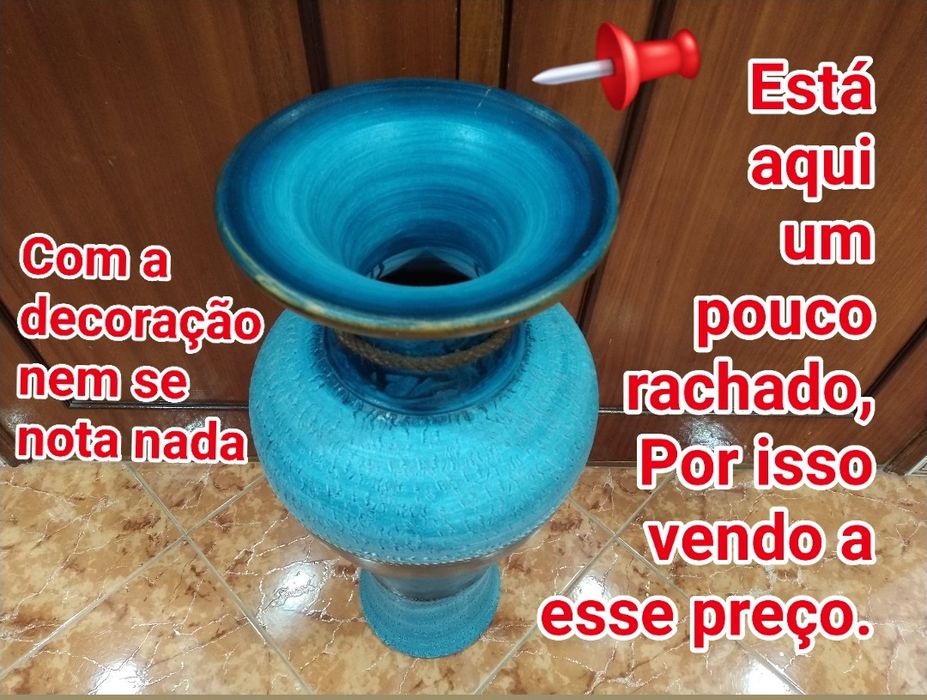 Vaso decorativo jarrão jarro floreira casa quarto apartamento vivenda.