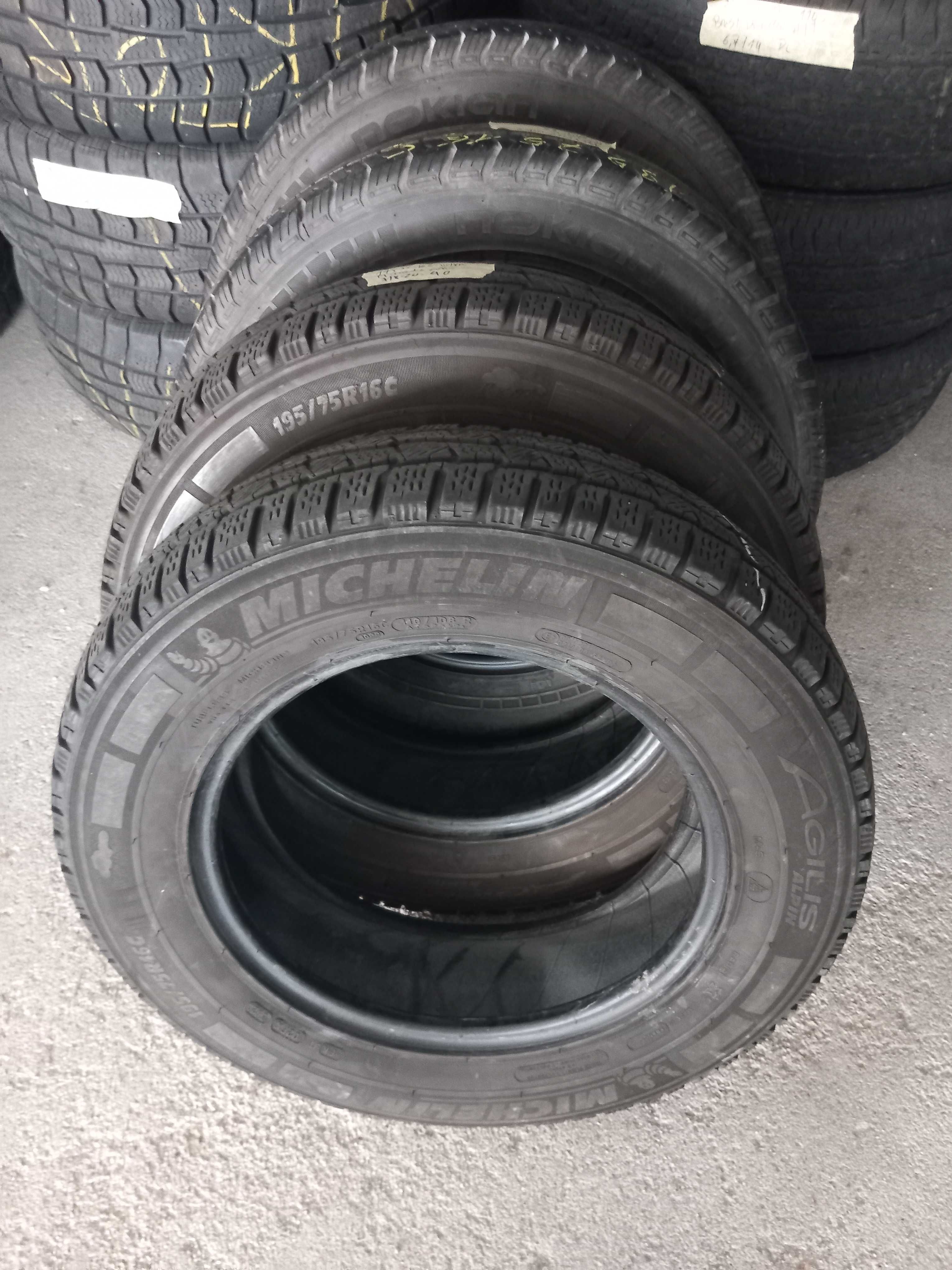 4 pneus 195/75R16 C Michelin seminovos