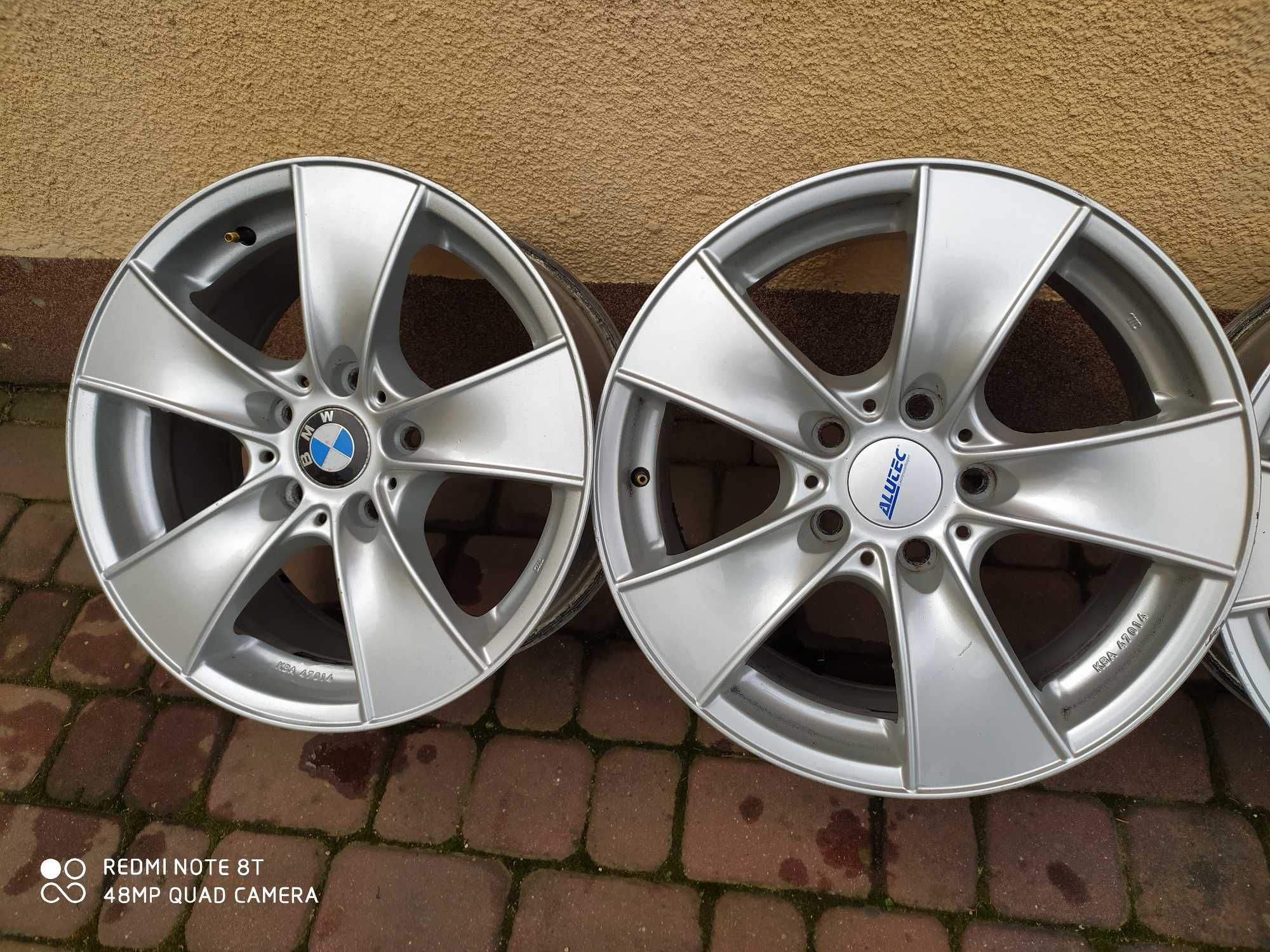 Alufelgi 5x120 17" Alutec, Germany, bmw s122/s138, 8j et43 opony